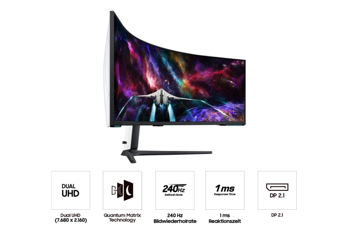 Samsung Odyssey Neo G9 G95NC, 57"
