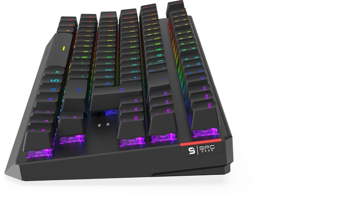 Endorfy SilentiumPC SPC Gear GK630K Tournament, LEDs RGB, Kailh BLUE, USB, DE