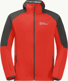 Jack Wolfskin Feldberg Hoody Funktionsjacke strong red (Herren)