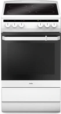 Amica SHC 11542 W Elektroherd mit Glaskeramik-Kochfeld