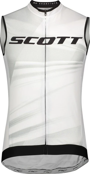 Scott RC Pro Trikot ärmellos weiß/schwarz (Herren)