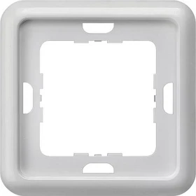 Siemens DELTA profil Rahmen 80x80mm 1-Fach, silber