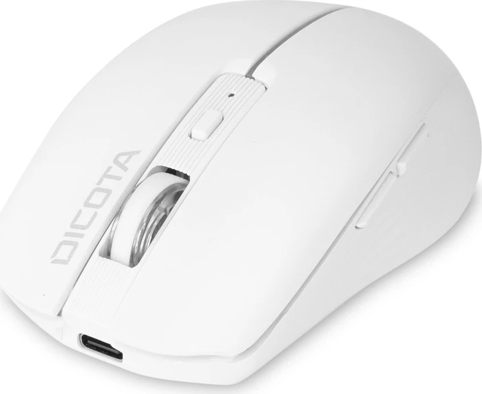 Dicota NOTEBOOK Wireless Mouse weiß, USB/Bluetooth