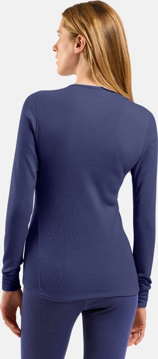 Odlo Active Warm Eco Funktionsshirt langarm skipper blue (Damen)