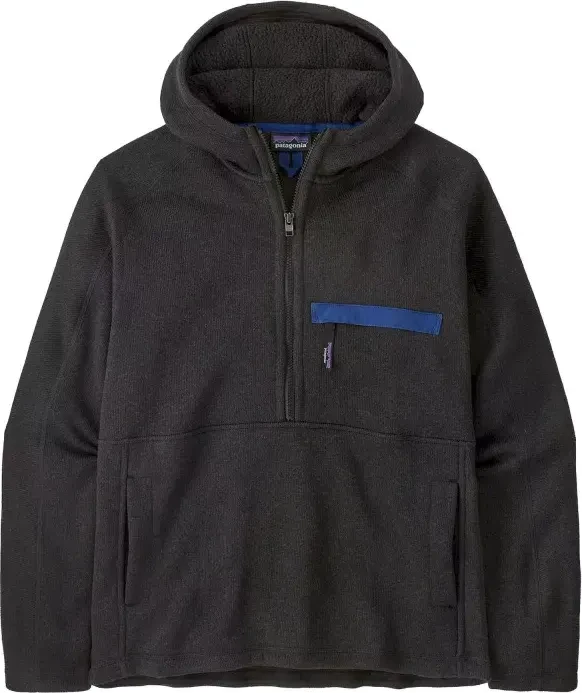 Patagonia Better Sweater 1/2-Zip Fleece Hoodie schwarz (Herren)