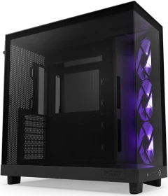 NZXT H6 Flow RGB Black, schwarz, Glasfenster
