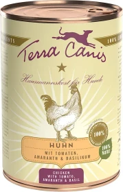 Terra Canis Huhn mit Amaranth, Tomaten und Basilikum, 4.80kg (12x 400g)