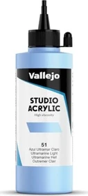 Vallejo Studio Acrylic ultramarine light, 200ml