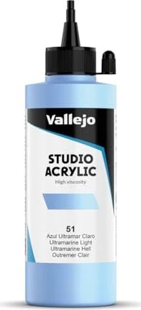 Vallejo Studio Acrylic ultramarine light, 200ml