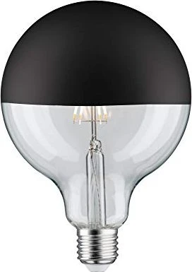 Paulmann Modern Classic Edition LED Globe E27 6.5W/827 warmweiß Kopfspiegel schwarz