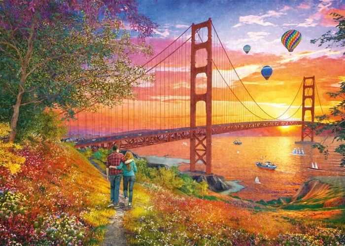 Schmidt Spiele Spaziergang zur Golden Gate Bridge