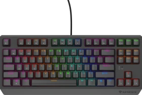 Genesis Thor 230 TKL Lite, schwarz, LEDs RGB, hot-swap, Outemu Red, USB, US