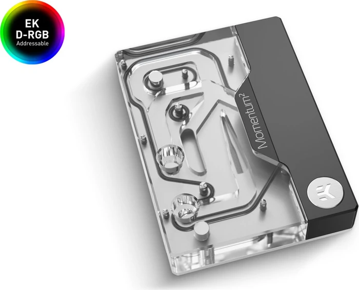 EK Water Blocks Quantum Line EK-Quantum Momentum² ROG Strix X670E-I D-RGB Monoblock, Nickel, Acryl