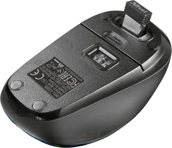 Trust Yvi Wireless Mouse Peacock, USB