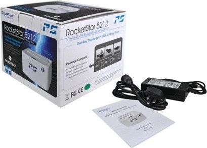 HighPoint RocketStor Thunderbolt RS5212 Dockingstation, Thunderbolt 1