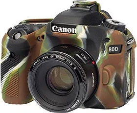 EasyCover Silikonhülle für Canon 80D camouflage
