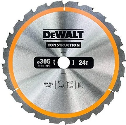 DeWalt DT1958 Kreissägeblatt 24Z, 305x3x30mm, 1 Stück