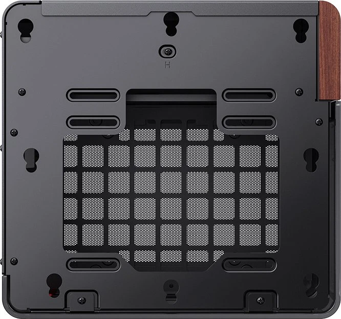 Jonsbo TK-0 Black, schwarz/braun, Glasfenster, Mini-ITX
