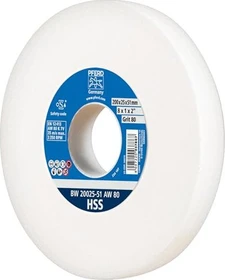 Pferd BW 20025-51 AW 80 HSS Schleifscheibe K80, 200x25x51mm, 1 Stück