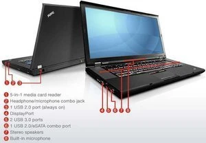 Lenovo ThinkPad W510, Core i7-720QM, 4GB RAM, 320GB HDD, Quadro FX 880M, DE