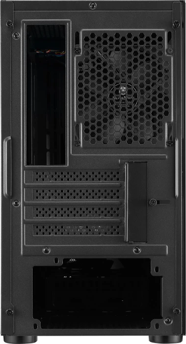SilverStone Fara V1M Pro, schwarz, Glasfenster