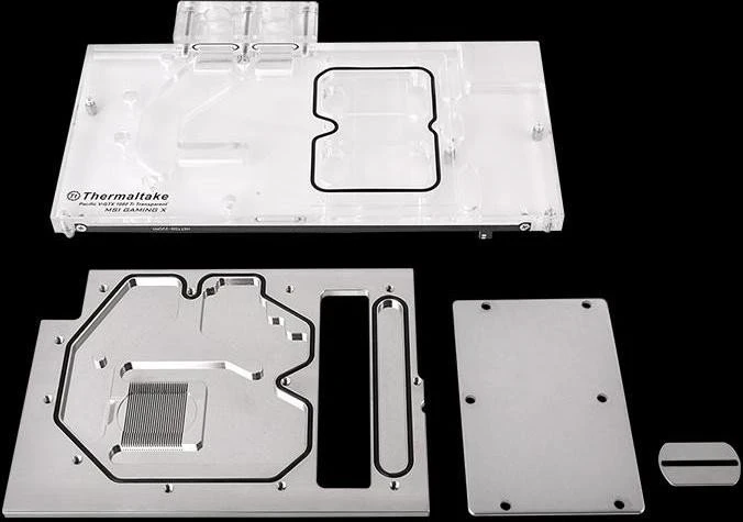 Thermaltake Pacific V-GTX 1080 Ti Plus MSI Gaming GPU Block transparent