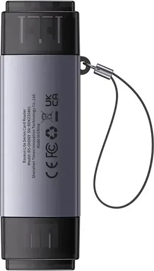 Baseus Lite Series Card Reader, USB-C/USB-A 3.0 [Stecker]