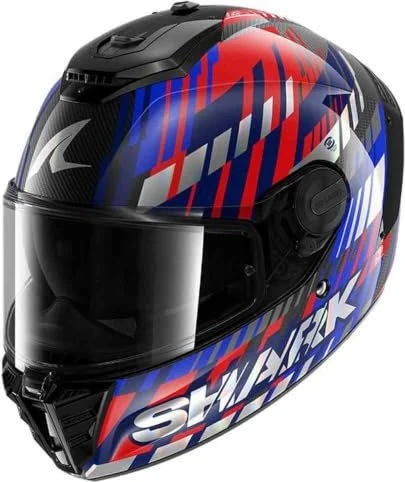 Shark Spartan RS Carbon Vibetrack schwarz/rot/blau/silber