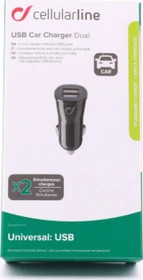 Cellularline USB Car Charger Dual