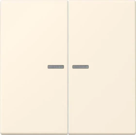 Jung Wippe 2-fach, blanc ivoire