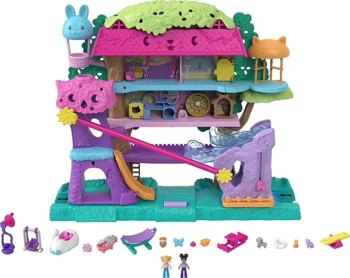 Mattel Polly Pocket - Tierparty Baumhaus Spielset