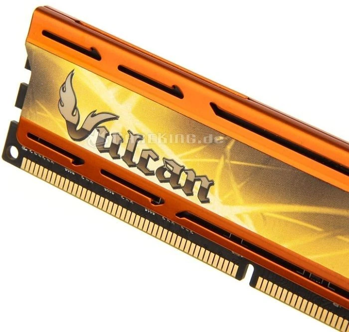 TeamGroup Vulcan orange UDIMM 8GB Kit, DDR3-2133, CL10-10-10-30