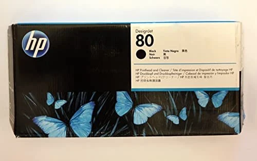 HP Druckkopf 80 schwarz mit Reiniger