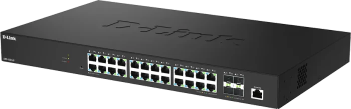D-Link DMS-1250 Rackmount 2.5G Smart Switch, 24x RJ-45, 4x SFP+