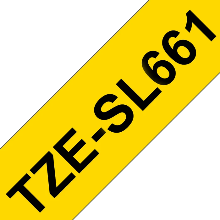 Brother TZe-SL661 Beschriftungsband, 36mm, schwarz/gelb
