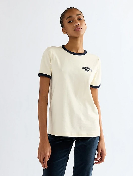 Wrangler Ringer T-Shirt kurzarm (Damen)