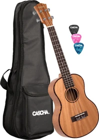 Cascha Premium Mahagoni Tenor Ukulele Set