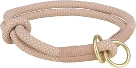 Trixie Soft Rope Zug-Stopp-Halsband, XS, Rosa/Hellrosa