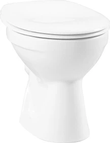 VitrA Normus Stand-Tiefspül-WC weiß, Abgang außen waagerecht