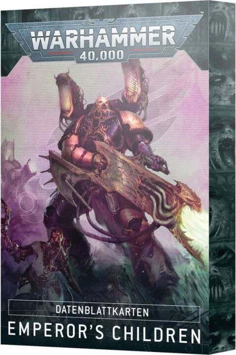Games Workshop Warhammer 40.000 - Datakarten: Emperor's Children (DE)
