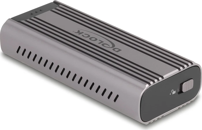 DeLOCK Externes Gehäuse für M.2 NVMe SSD, USB4