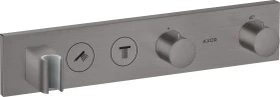 Hansgrohe Axor ShowerSolutions Thermostatmodul Select 460/90 Unterputz für 2 Verbraucher brushed black chrome