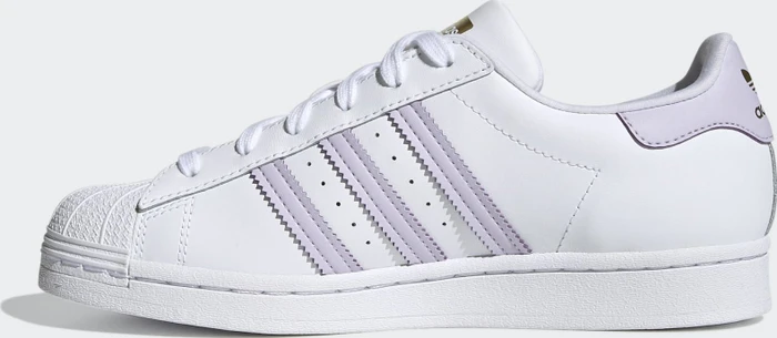adidas Superstar cloud white/purple tint/matte gold (Damen)