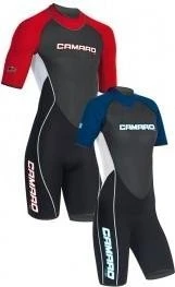 Camaro Flex Skin Shorty kurzarm 2/2/2mm rot/schwarz (Herren)