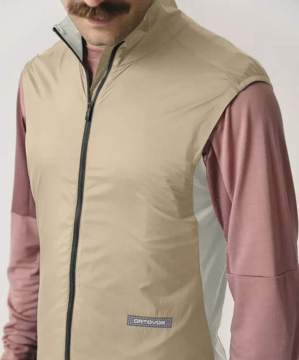 Ortovox Sequence Wind Fahrradweste dark linen (Herren)
