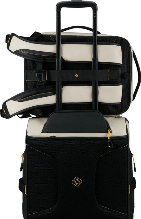 Samsonite Paradiver Light, Underseat Backpack S, Untersitz Handgepäck, Kabinentasche, Flugzeug Rucksack, 40cm, 25l, Beige/Sand