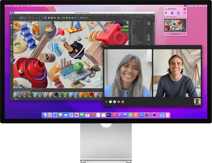 Apple Studio Display (2026), Nanotexturglas, neigungs- und höhenverstellbarer Standfuß, 27"