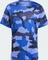 adidas Train Essentials Camo Allover Print Funktionsshirt kurzarm semi lucid blue (Herren) Vorschaubild