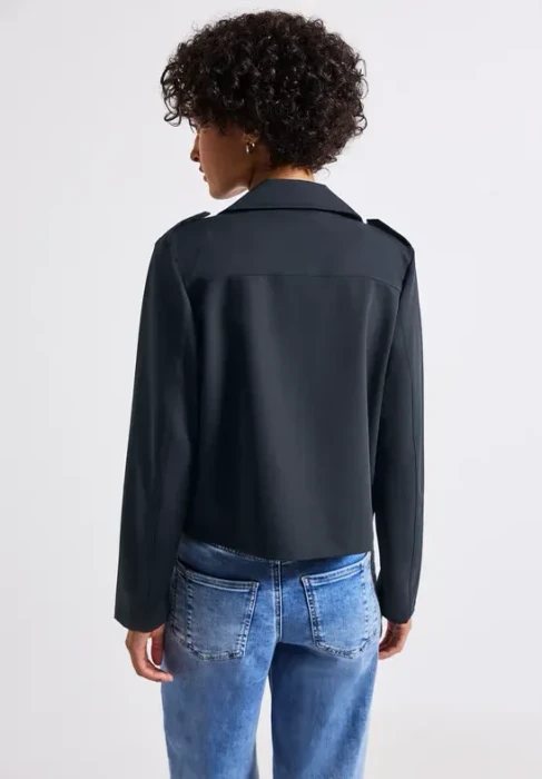 Street One Kurzer Trenchcoat Jacke deepwater blue (Damen)