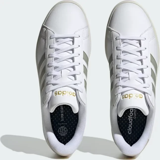 adidas Grand Court 2.0 cloud white/silver pebble/wonder beige